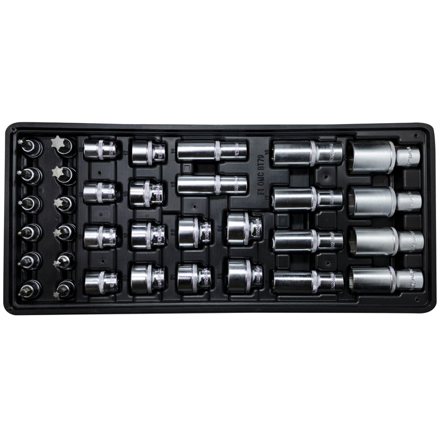 FIXMAN 34-pc 3/8' Dr.sockets